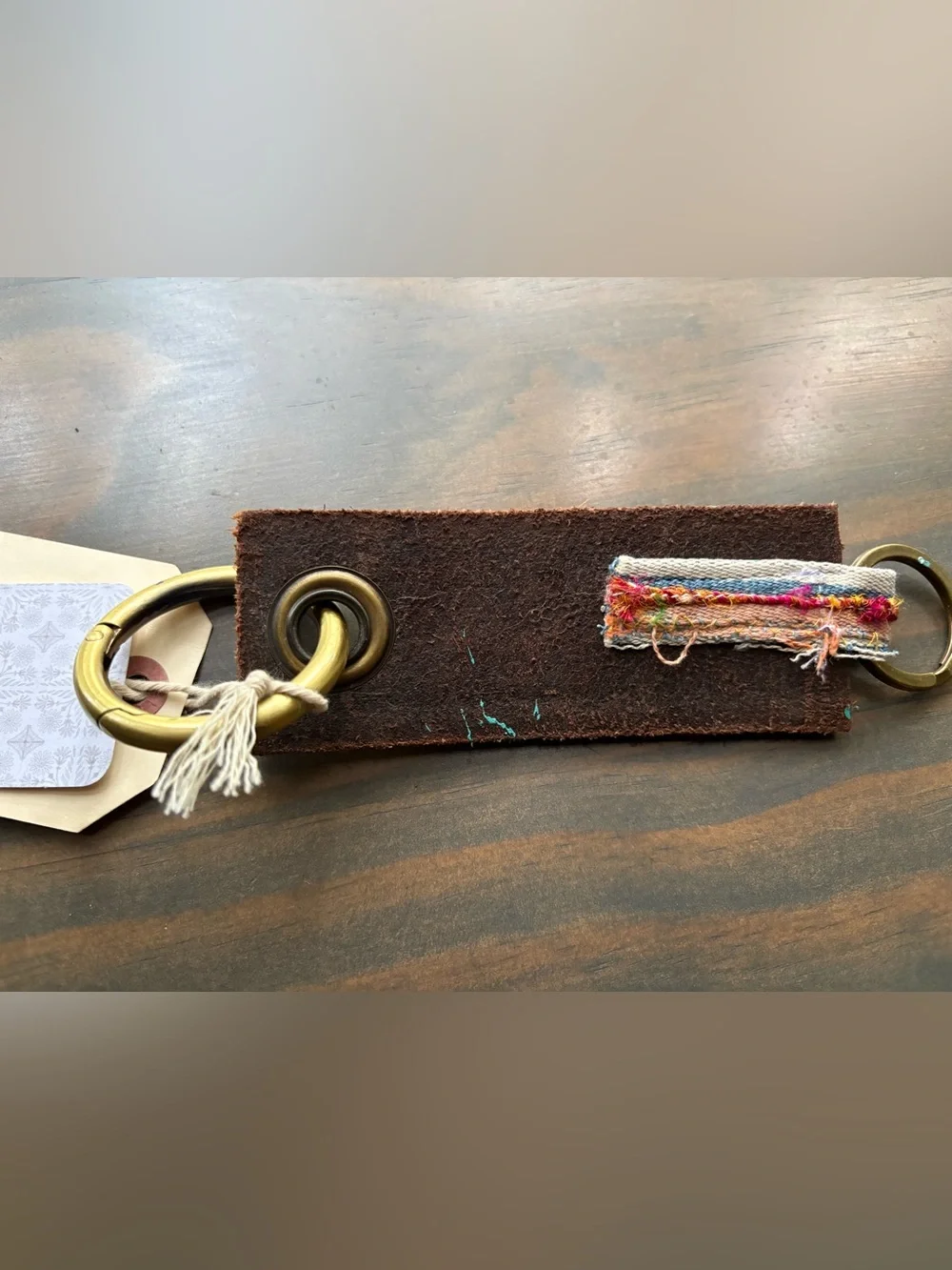 Free People Tricia Fix Rare Splatter Key ring/ Bag charm🔥New with tags!